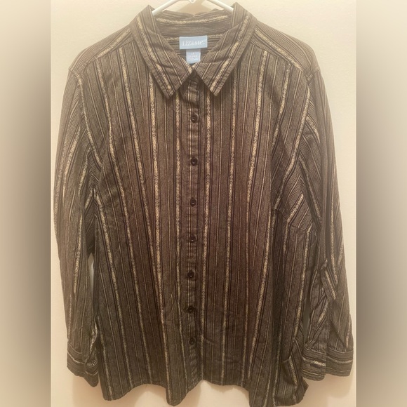 Liz & Me Blouse; in great condition; machine wash and dry - easy care. - Picture 1 of 4